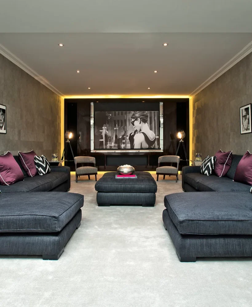 Smart Home Theater Setup with Modern Technology in Bangalore